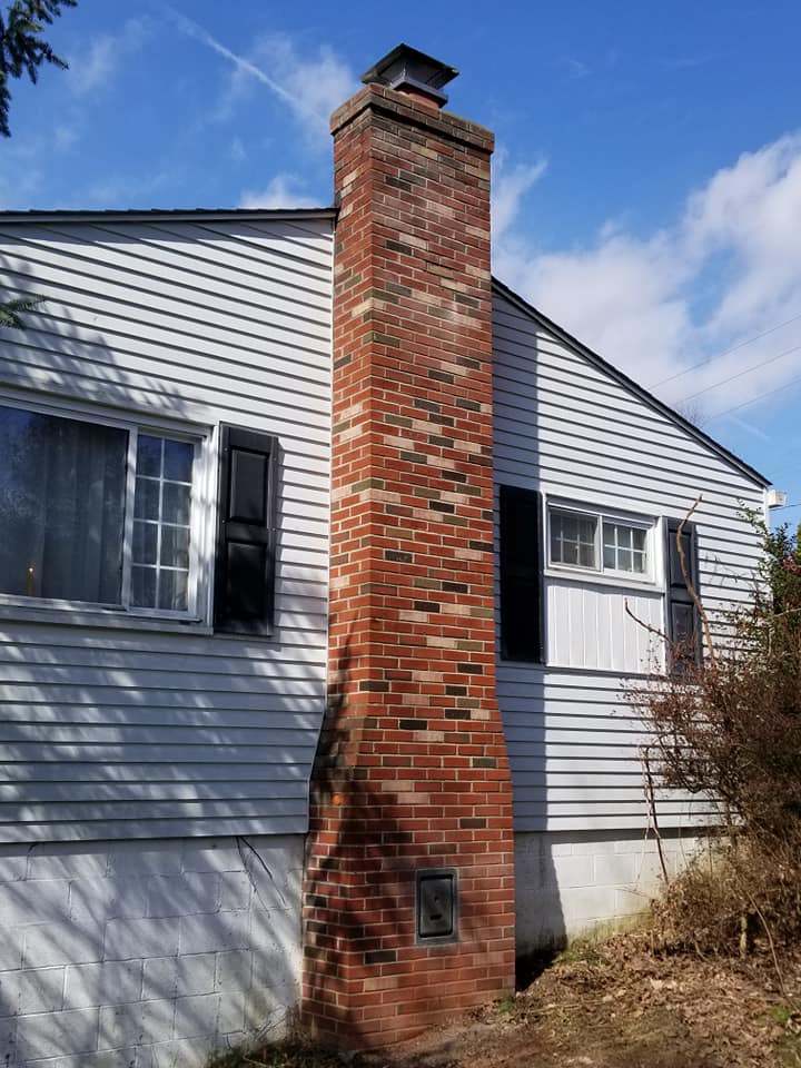 repair masonry damage chimney