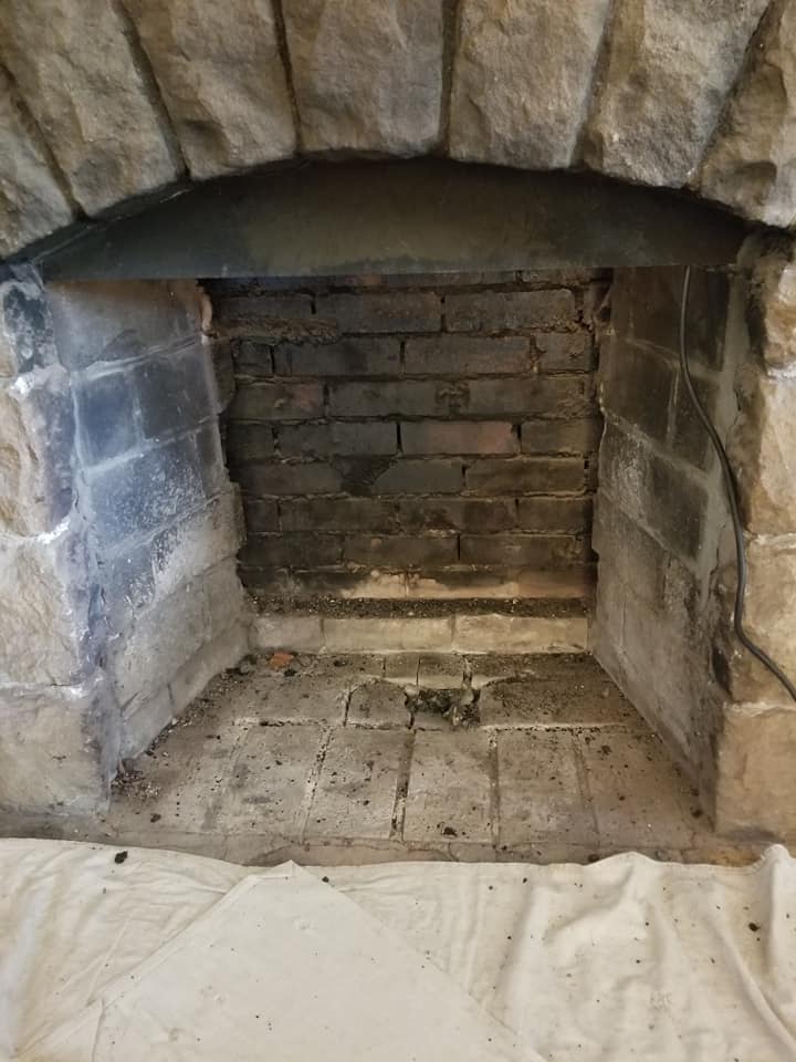 Fireplace Cleaned