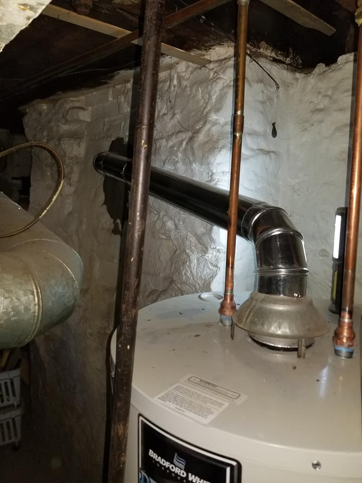 Hot Water Tank Flue