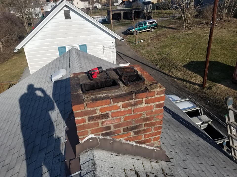 Chimney Fire Roof Damage